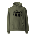 Sage hoodie with 'The Cool Dad Collective' text and logo on a white background