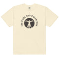 Ivory t-shirt with 'The Cool Dad Collective' logo on a white background